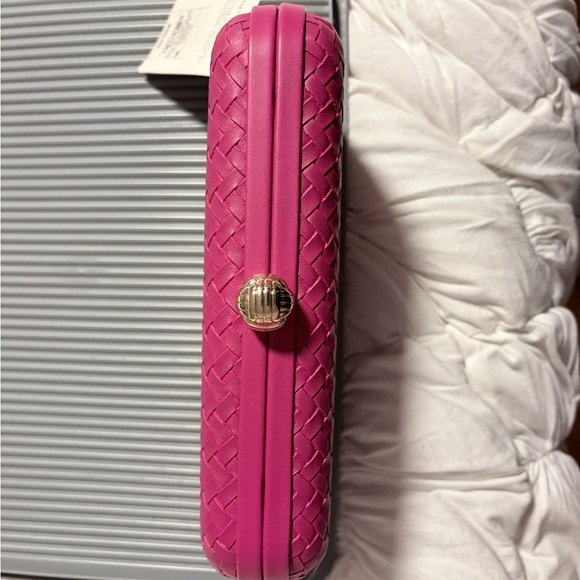 A New Day Woven Minaudière Clutch Crossbody Bag-Pink - Picture 3 of 8